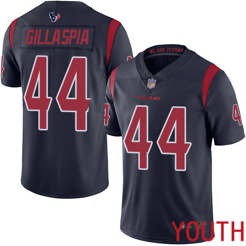 Houston Texans Limited Navy Blue Youth Cullen Gillaspia Jersey NFL Football 44 Rush Vapor Untouchable